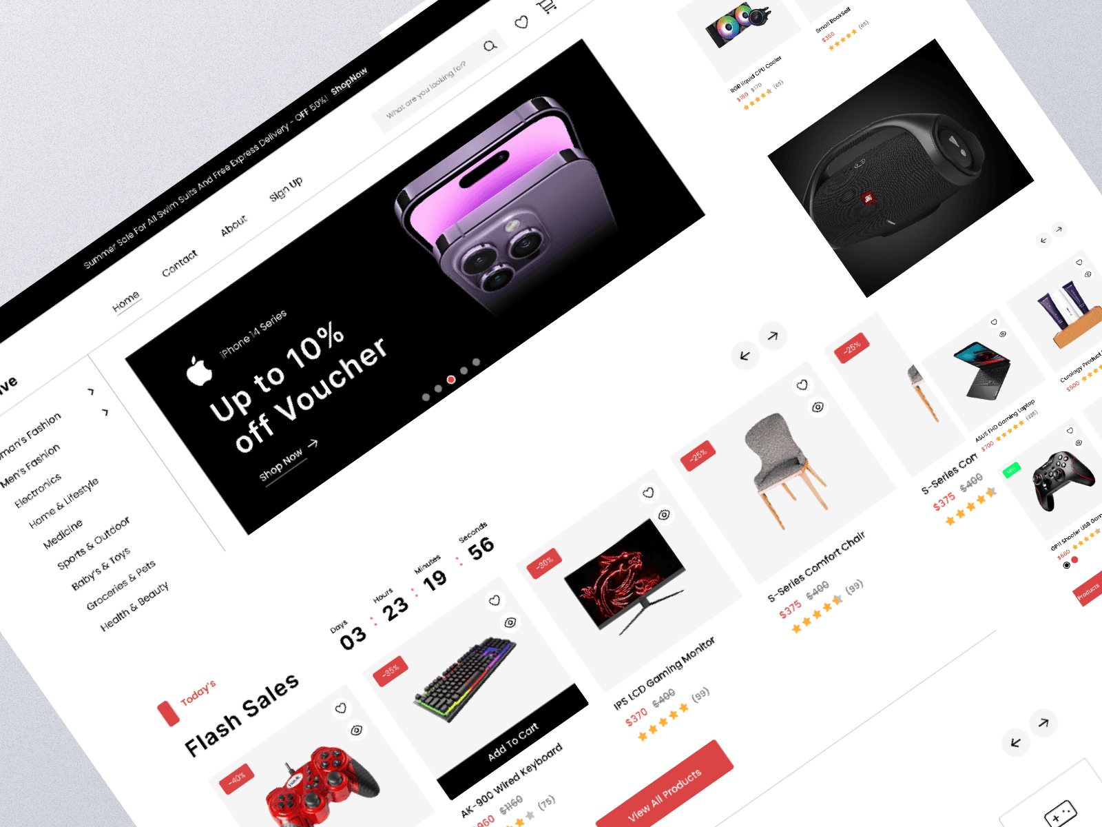 E-commerce website